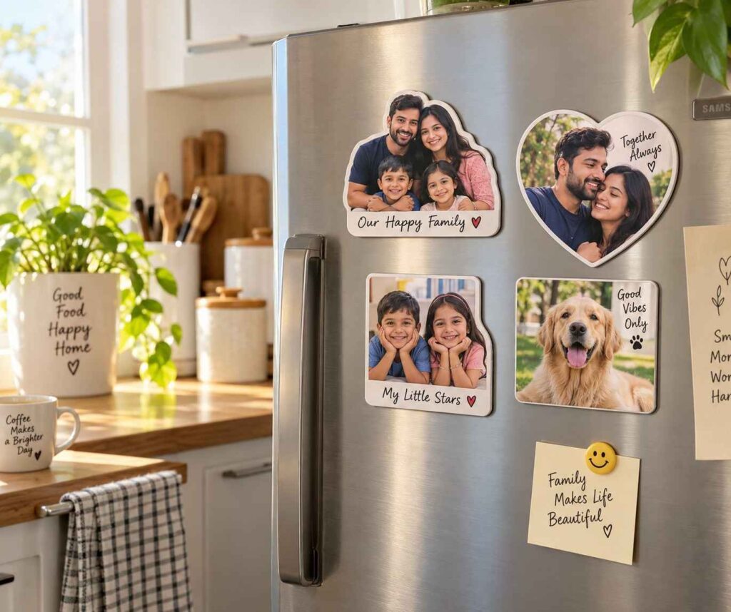 Custom doodle magnets — unique gifts for parents