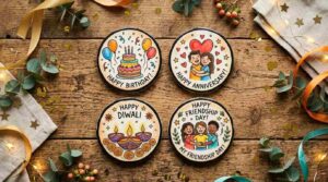 custom doodle magnets for birthday anniversary diwali and friendship gifts